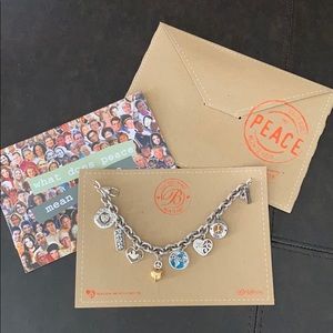 Brighton peace charm bracelet & assorted jewelry